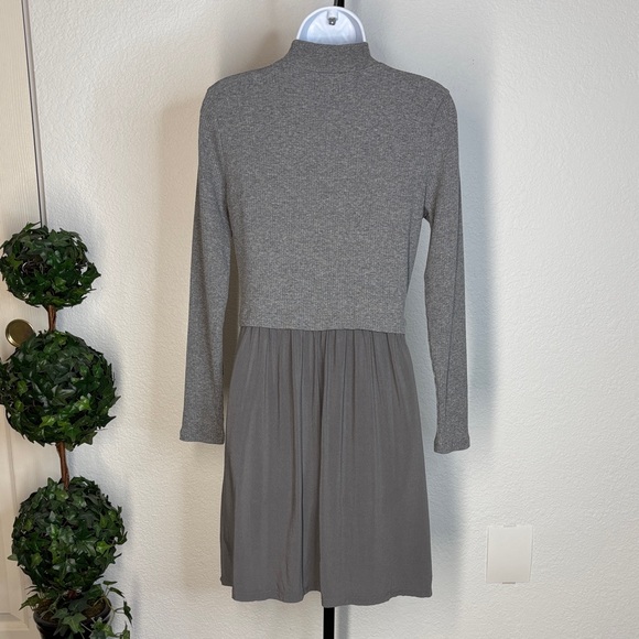 Maurices Gray Long Sleeve Dress - Picture 9 of 12